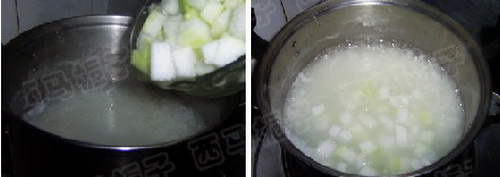冬瓜蛋花粥的家常做法