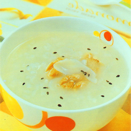 健脑核桃粥