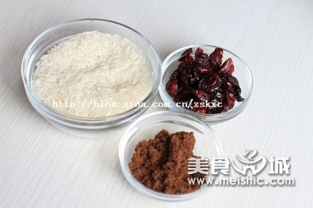 蔓越莓红糖粥原料