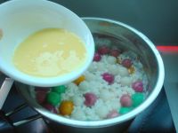 多彩酒酿蛋花小圆子的制作教程