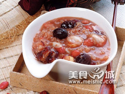 黑豆松子粥