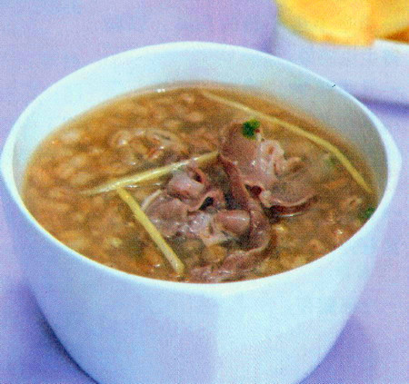 羊肉麦仁粥