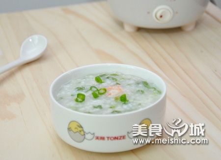 虾仁白菜粥