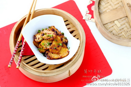 风味酱炒年糕的制作方法