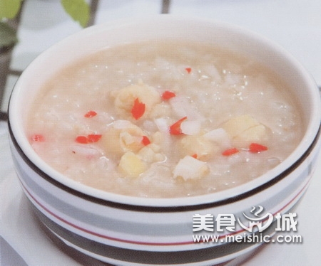 莲子糯米蜂蜜粥