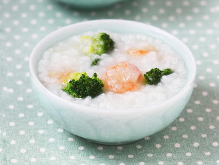 虾仁砂锅粥