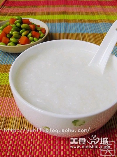 油盐白粥的做法步骤