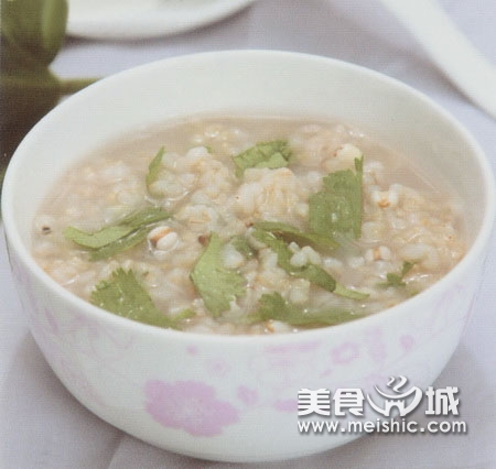 香菜杂粮粥