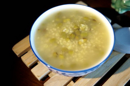 绿豆小米粥