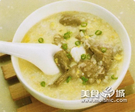 猪肝鸡蛋粥