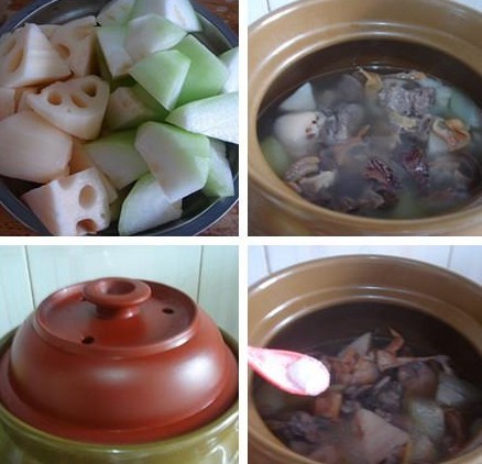 节瓜墨鱼煲排骨