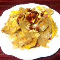 简单的街头小吃：烤冷面的家常做法