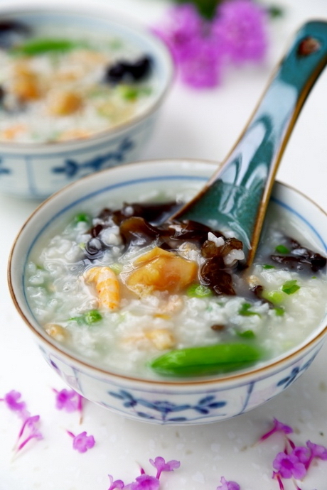 干贝海鲜粥