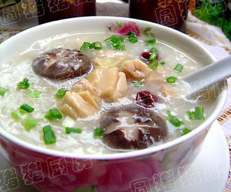 什锦鸡粥