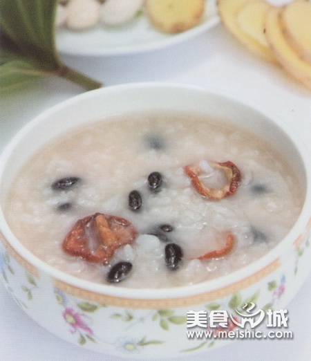 黑豆山楂米粥