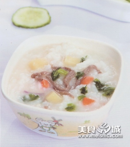 土豆洋葱牛肉粥