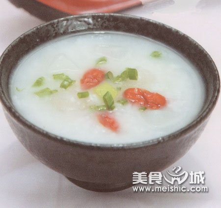 山药枣荔粥