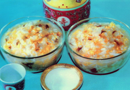 香菇萝卜粥