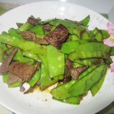 荷兰豆爆炒猪肝的做法 荷兰豆爆炒猪肝的做法