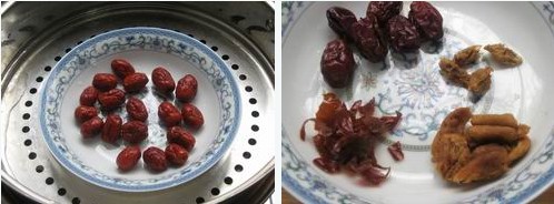 枣泥小米粥步骤2