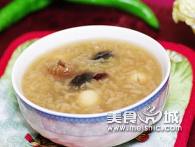 银花莲子粥