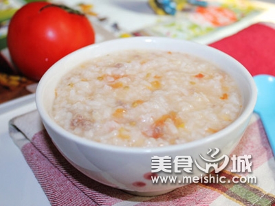 番茄牛肉粥