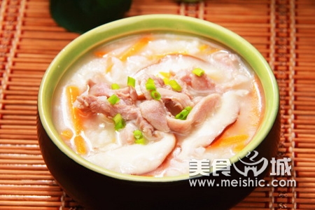 香菇鸭肉粥