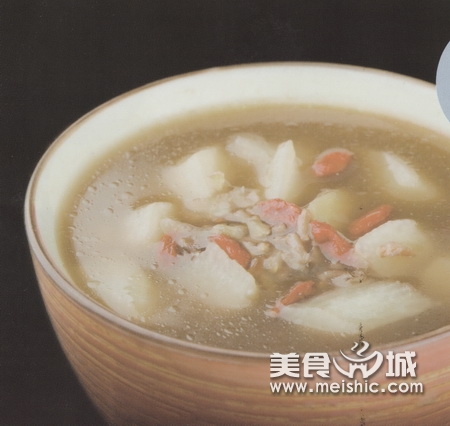 红糯米山药枸杞粥