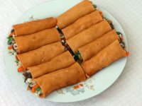 虾仁五香豆皮卷的制作教程