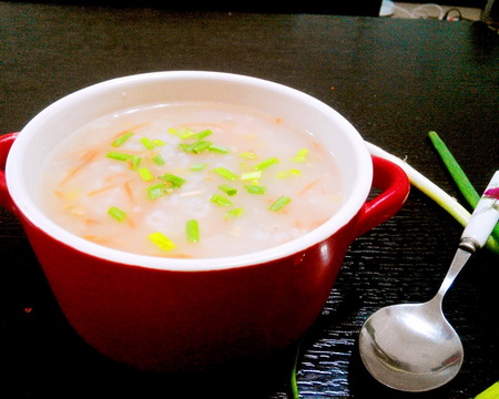 胡萝卜鸡肉粥