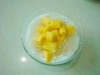 酸奶芒果西米露的制作教程