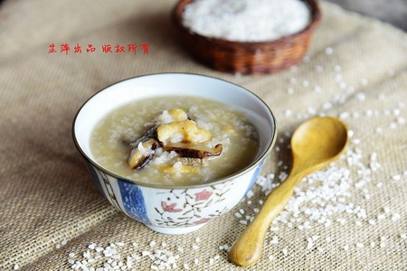 花菇瑶柱干贝粥