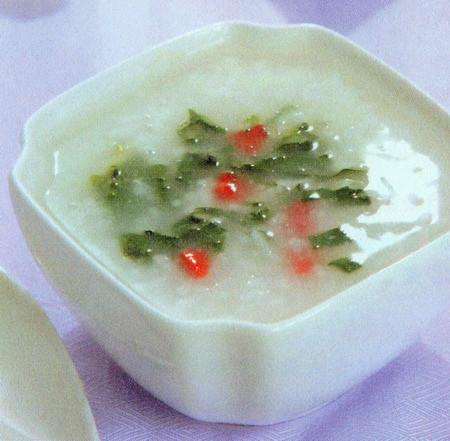 胡萝卜茼蒿粥
