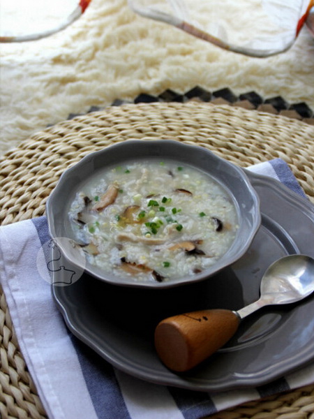 冬菇瘦肉粥