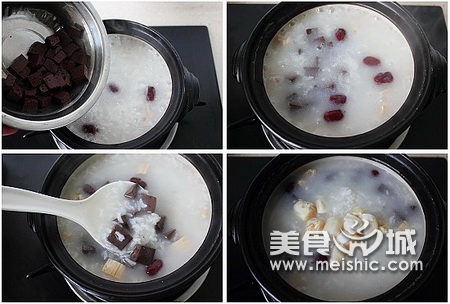 猪血腐竹粥怎么做好吃