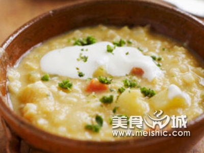 玉米须蜂蜜粥