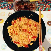 番茄西红柿鸡蛋打卤面臊子面图解的做法