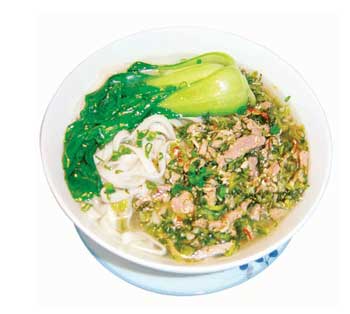 肉丝汤面做法