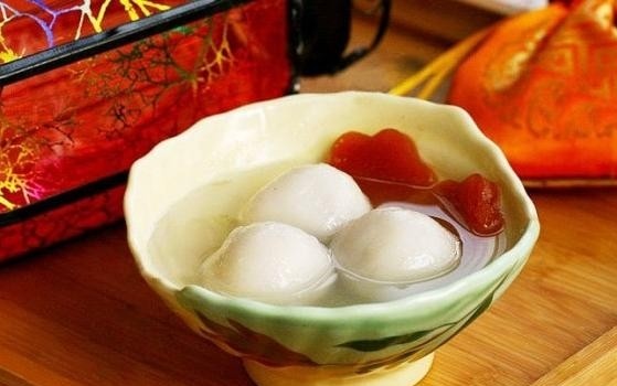 桂花山楂元宵的做法
