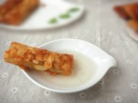 杏仁春卷的制作教程