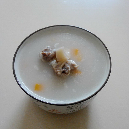 莲藕排骨粥的做法