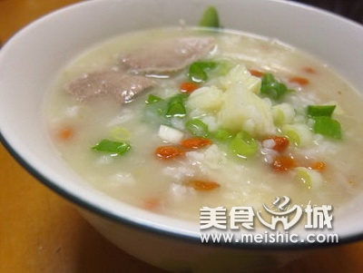 山药肉粥