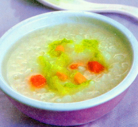 玉米南瓜圆白菜粥