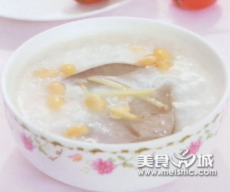 (图)猪肝黄豆粥