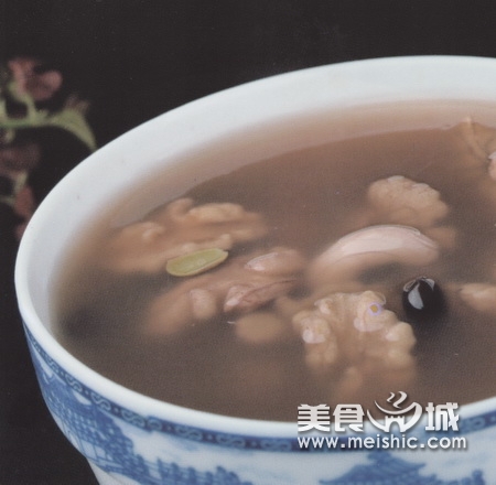 黑豆腰果核桃粥的做法