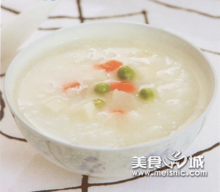 萝卜豌豆山药粥