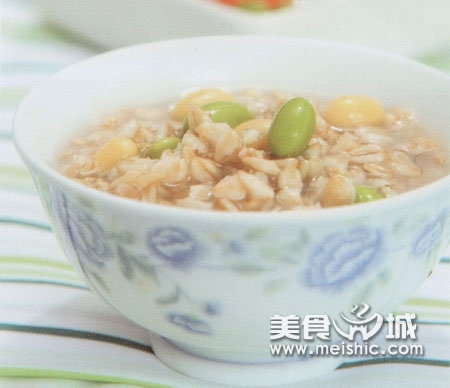 双豆麦片粥