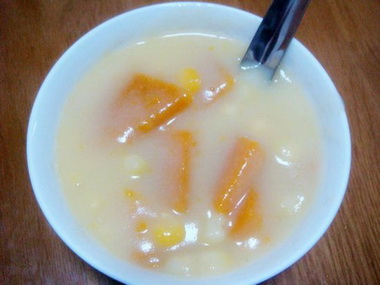 南瓜玉米粥做法步骤5