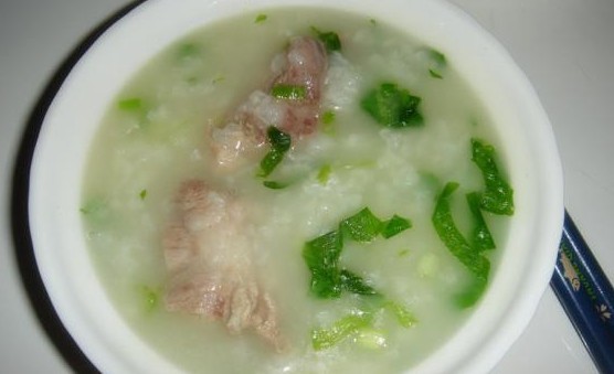 生菜排骨粥