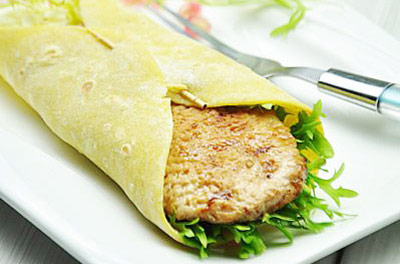 地瓜饼卷肉做法